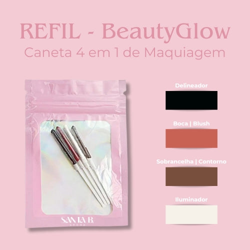 REFIL - Caneta 4 em 1 de Maquiagem
