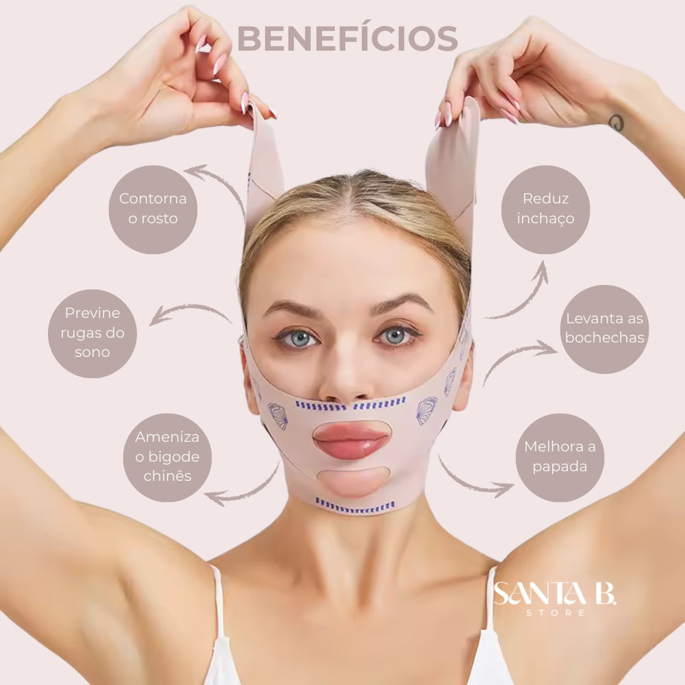 V-Lift Face – Cinta Modeladora e Compressora Facial
