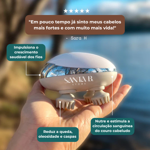 Massageador Capilar Elétrico para Couro Cabeludo - Revita Hair
