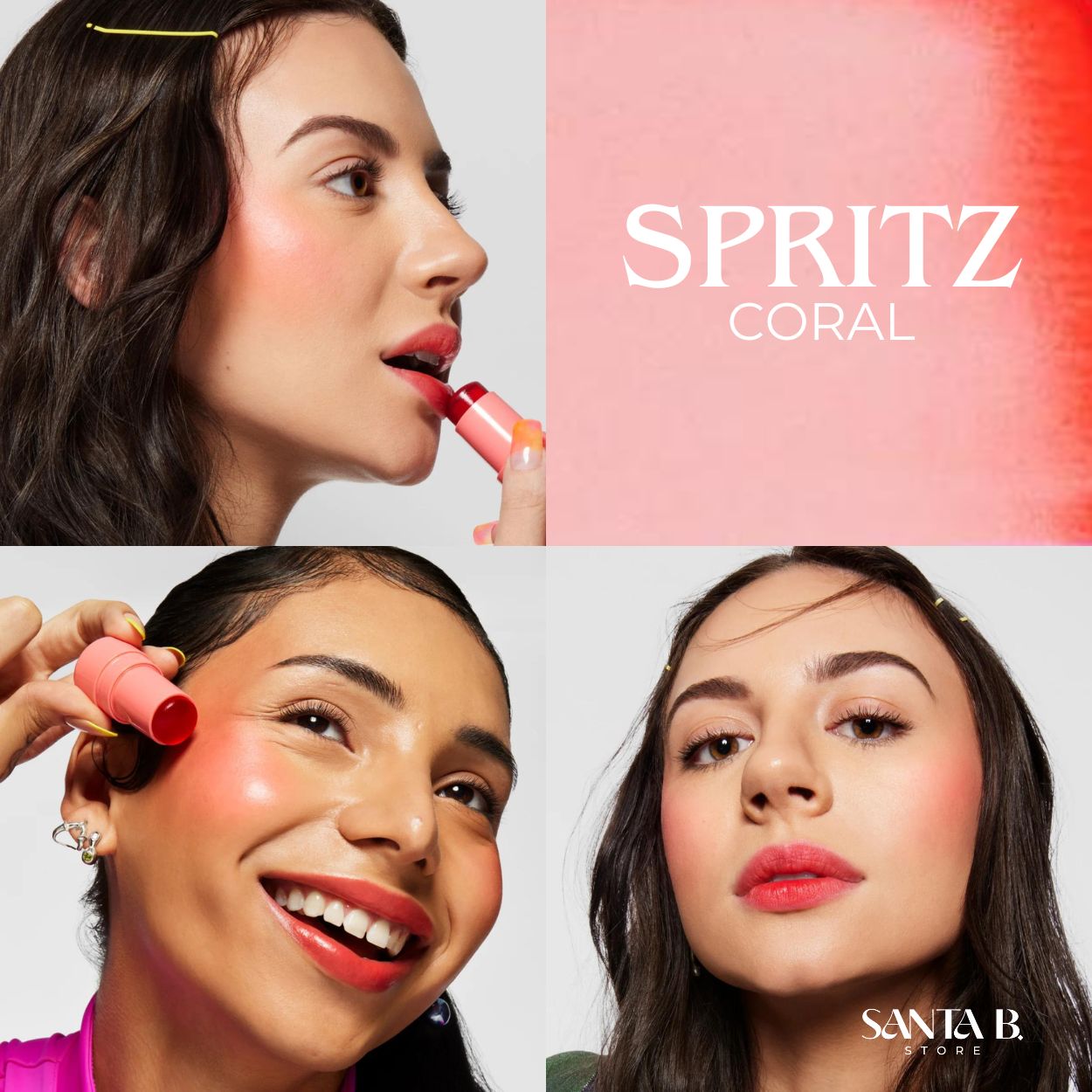 Jelly Tint Stick - Blush, Sombra e Hidratante Labial