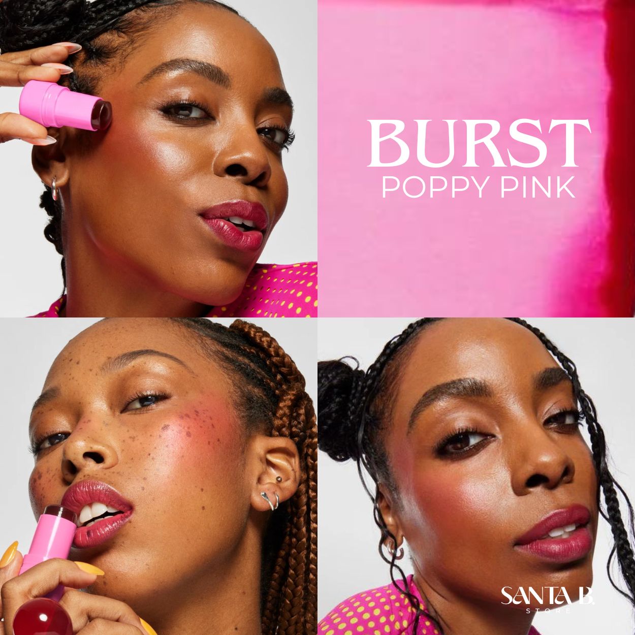 Jelly Tint Stick - Blush, Sombra e Hidratante Labial