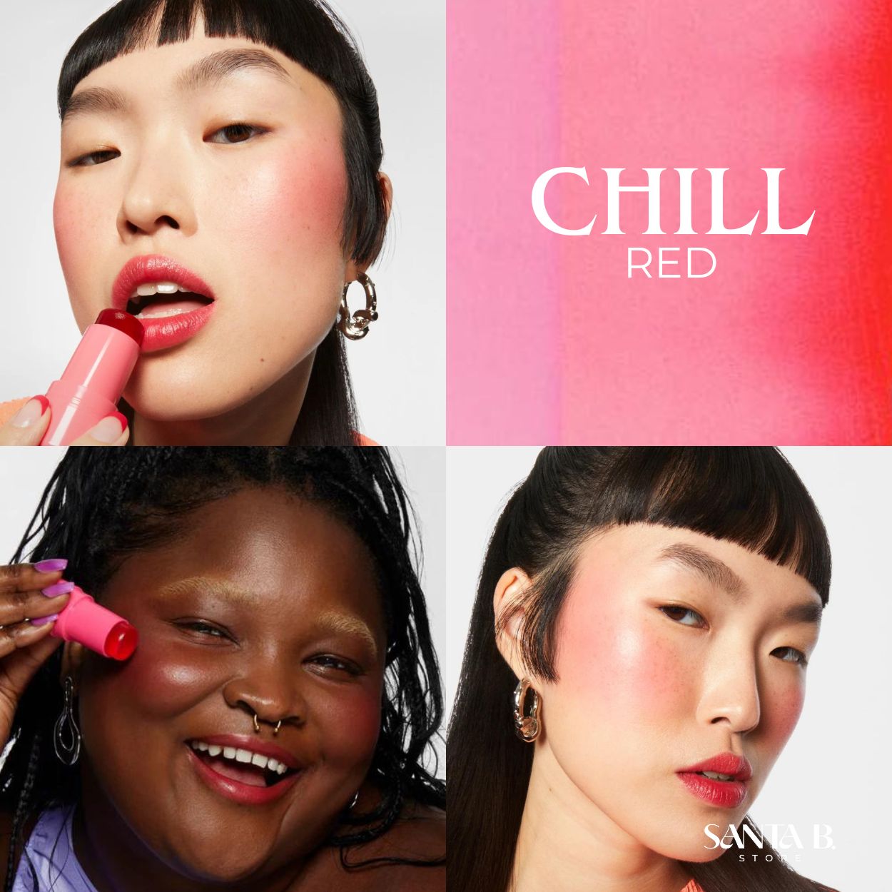 Jelly Tint Stick - Blush, Sombra e Hidratante Labial