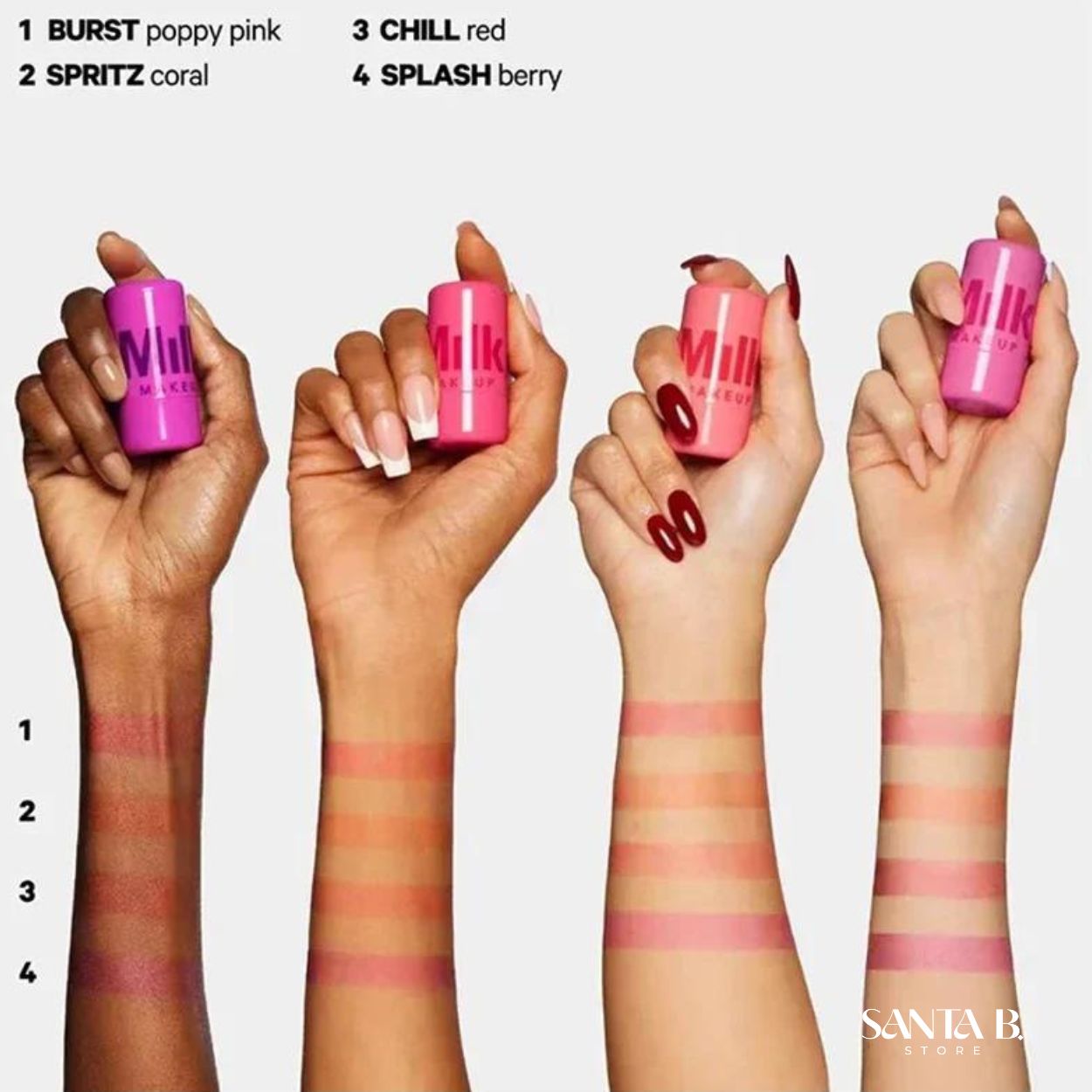 Jelly Tint Stick - Blush, Sombra e Hidratante Labial