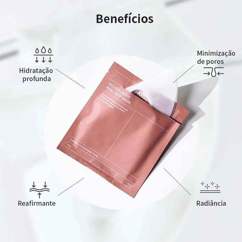 Máscara Facial Bio-Collagen – Hidrata, Rejuvenesce e Ilumina a Pele