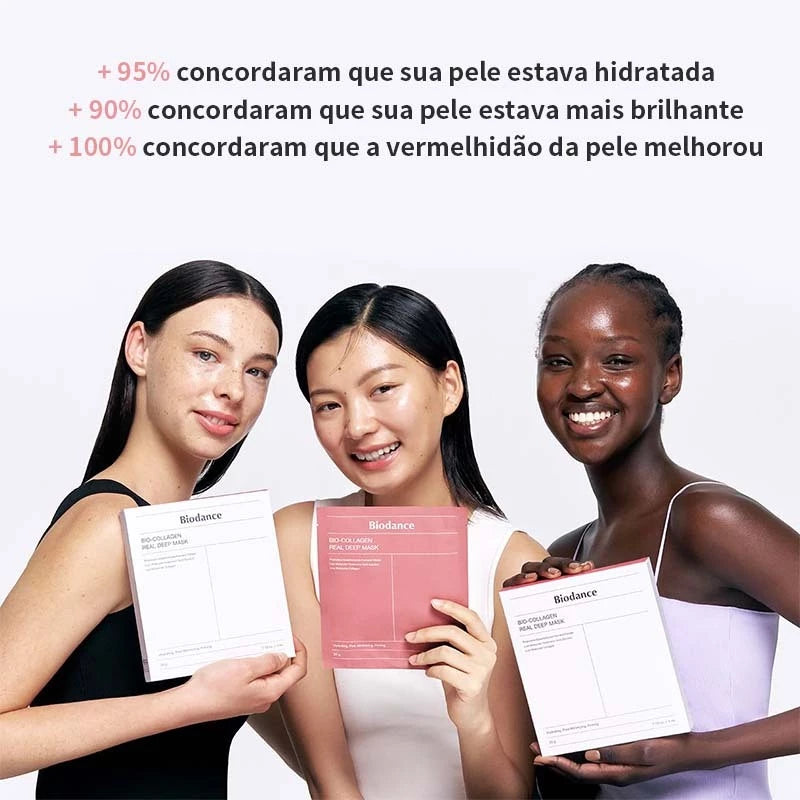 Máscara Facial Bio-Collagen – Hidrata, Rejuvenesce e Ilumina a Pele
