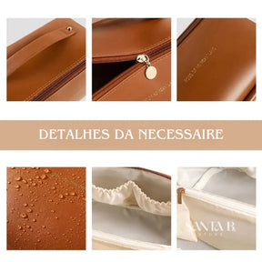 Necessaire Impermeável de Luxo para Maquiagem