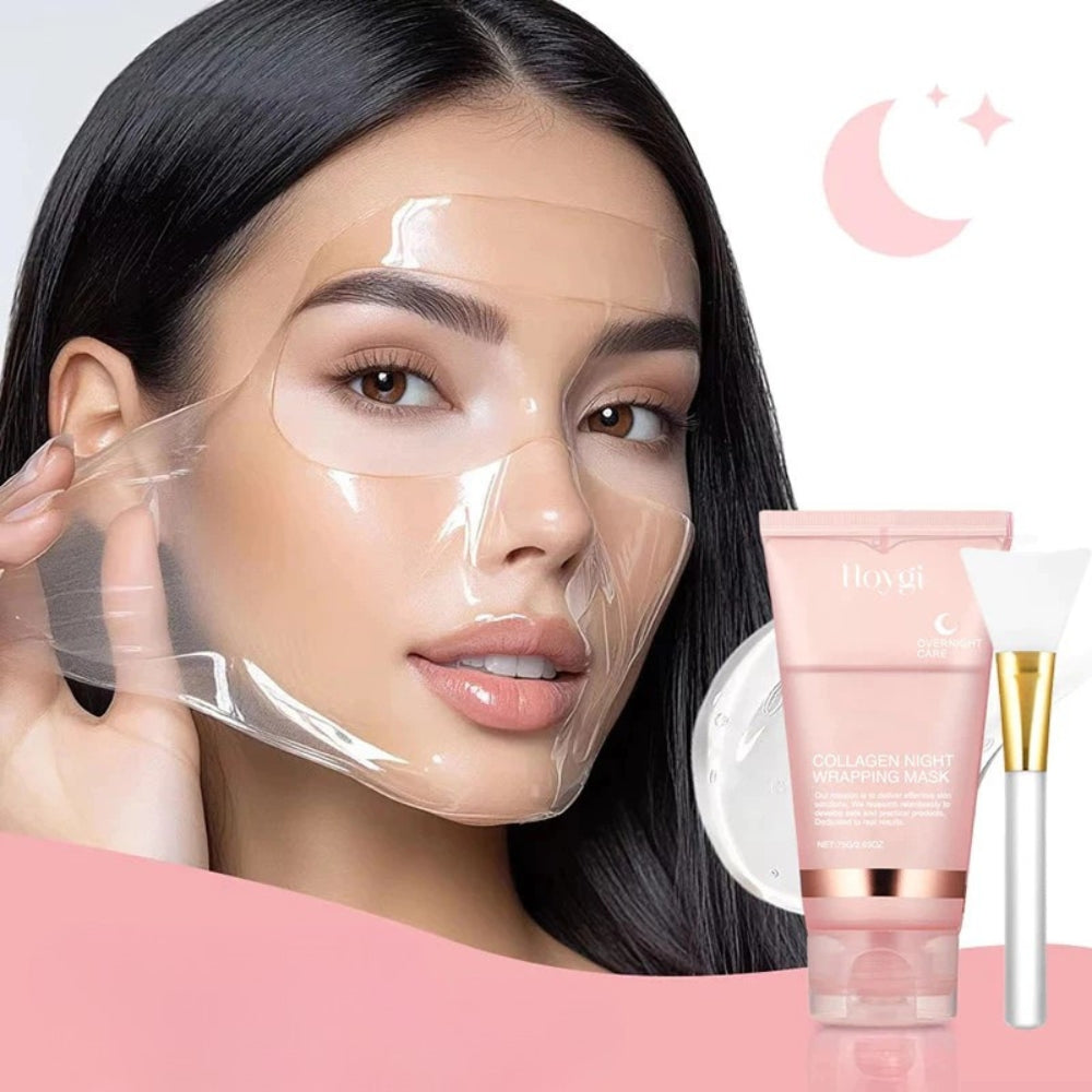 Máscara de Colágeno Noturna – Hidrata, Rejuvenesce e Ilumina a Pele