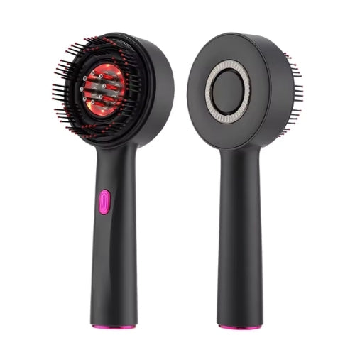 Escova Capilar Terapêutica Elétrica – Crescimento e Fortalecimento dos Fios