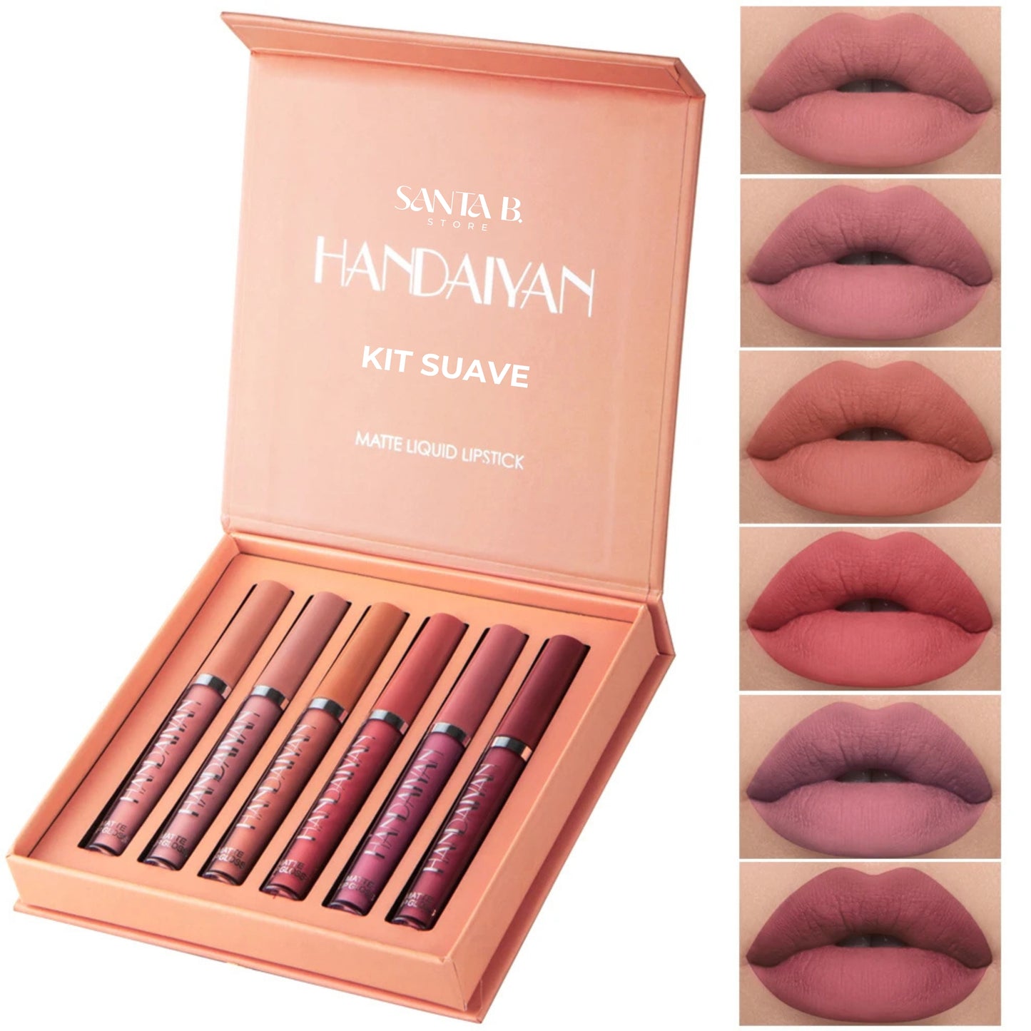 [LEVE 6 PAGUE 3] Kit Batom Matte de Longa Duração