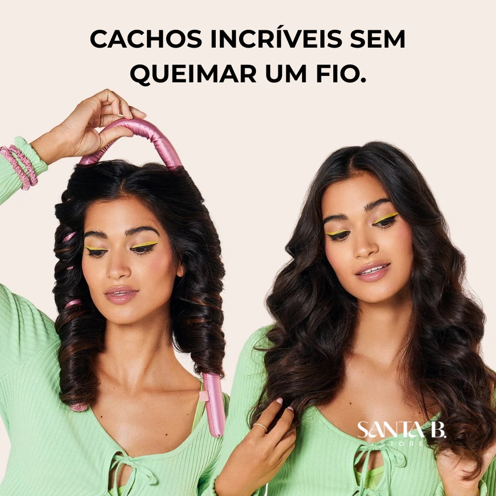 Cachos dos Sonhos – Modelador de Cachos em Cetim Sem Calor