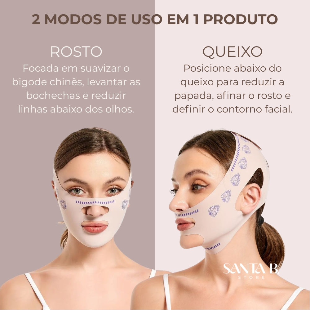 V-Lift Face – Cinta Modeladora e Compressora Facial