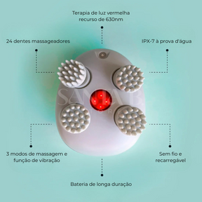 Massageador Capilar Elétrico para Couro Cabeludo - Revita Hair