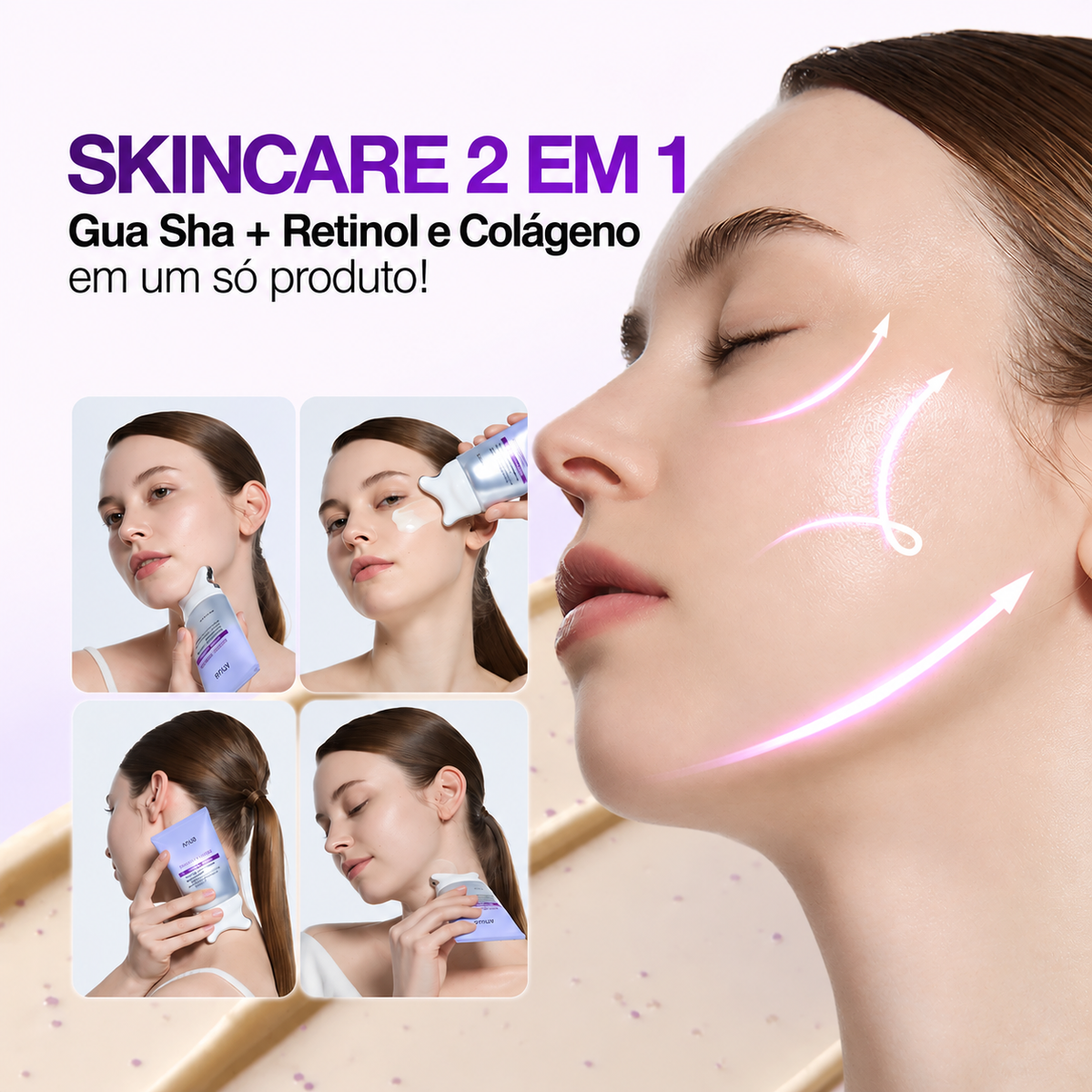 Anua Visibly Firming Collagen Retinol Refining Gua Sha Cream