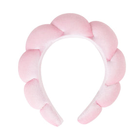 Tiara Nuvem para Skincare e Maquiagem - Rosa