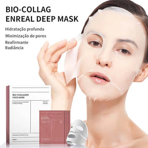 Máscara Facial Bio-Collagen – Hidrata, Rejuvenesce e Ilumina a Pele